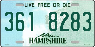 NH license plate 3618283