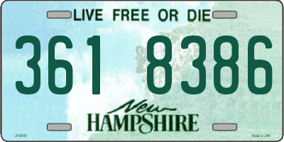 NH license plate 3618386