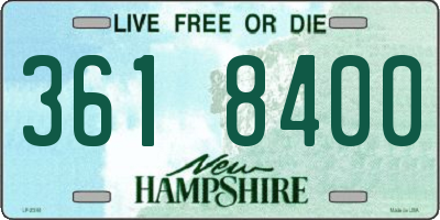 NH license plate 3618400