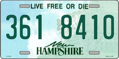 NH license plate 3618410