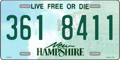 NH license plate 3618411