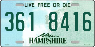 NH license plate 3618416