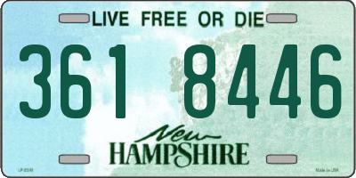 NH license plate 3618446