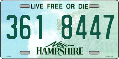 NH license plate 3618447