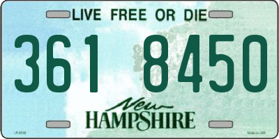 NH license plate 3618450