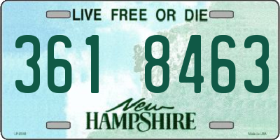 NH license plate 3618463