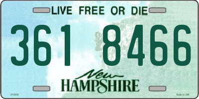 NH license plate 3618466