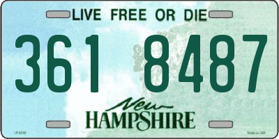 NH license plate 3618487