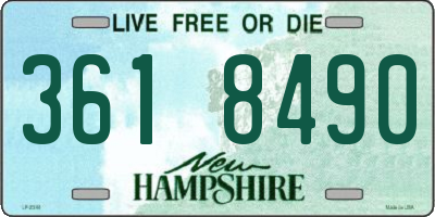 NH license plate 3618490