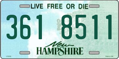 NH license plate 3618511