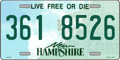 NH license plate 3618526