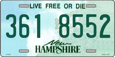 NH license plate 3618552