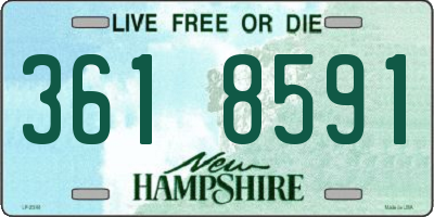 NH license plate 3618591