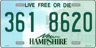 NH license plate 3618620