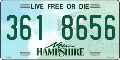 NH license plate 3618656
