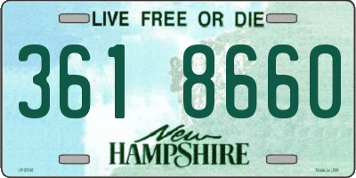 NH license plate 3618660