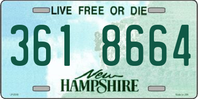 NH license plate 3618664