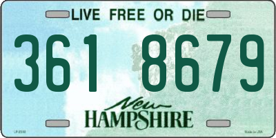 NH license plate 3618679