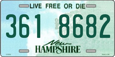NH license plate 3618682