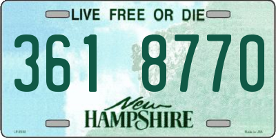 NH license plate 3618770