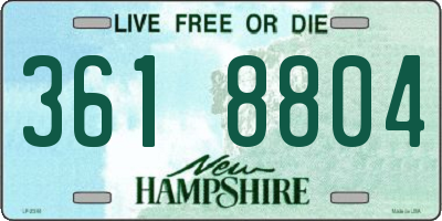 NH license plate 3618804