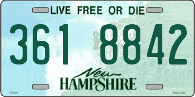 NH license plate 3618842