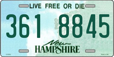 NH license plate 3618845