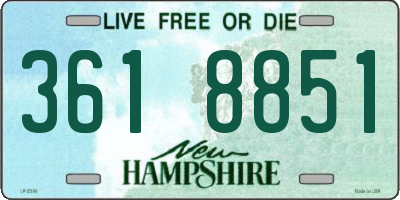 NH license plate 3618851