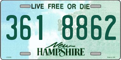 NH license plate 3618862