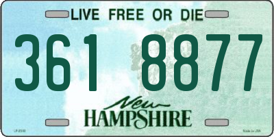 NH license plate 3618877