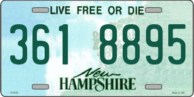 NH license plate 3618895