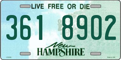 NH license plate 3618902