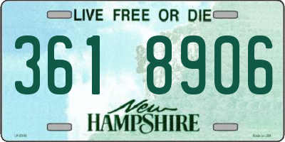 NH license plate 3618906
