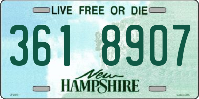 NH license plate 3618907