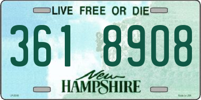 NH license plate 3618908
