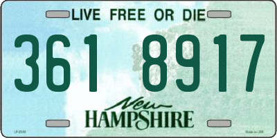 NH license plate 3618917