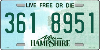 NH license plate 3618951