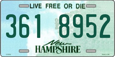 NH license plate 3618952