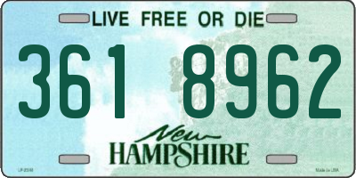 NH license plate 3618962