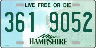 NH license plate 3619052