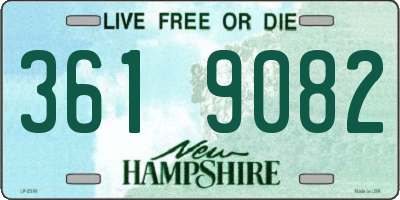 NH license plate 3619082