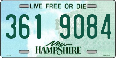 NH license plate 3619084