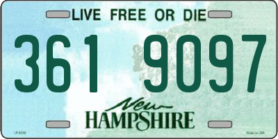 NH license plate 3619097