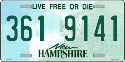 NH license plate 3619141