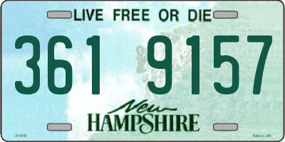 NH license plate 3619157
