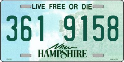 NH license plate 3619158