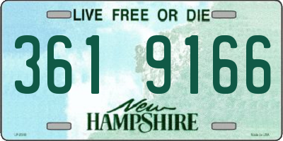 NH license plate 3619166