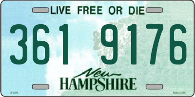 NH license plate 3619176