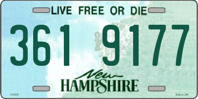 NH license plate 3619177