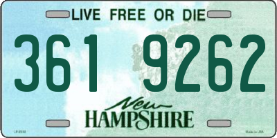 NH license plate 3619262